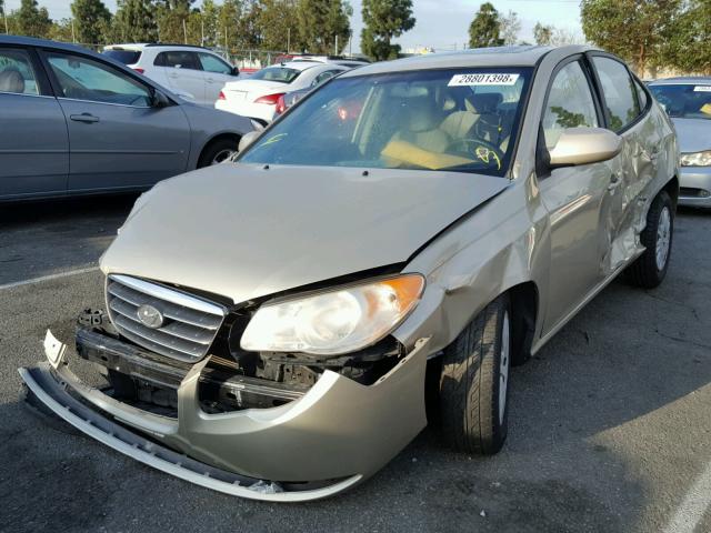 KMHDU46D47U165264 - 2007 HYUNDAI ELANTRA GL GOLD photo 2