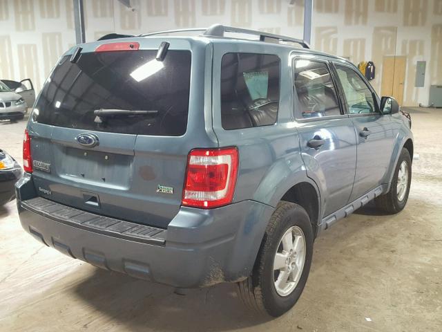 1FMCU0DG3BKA47051 - 2011 FORD ESCAPE XLT BLUE photo 4