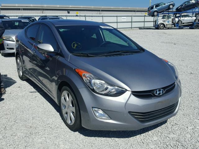 KMHDH4AE4CU461951 - 2012 HYUNDAI ELANTRA GL SILVER photo 1