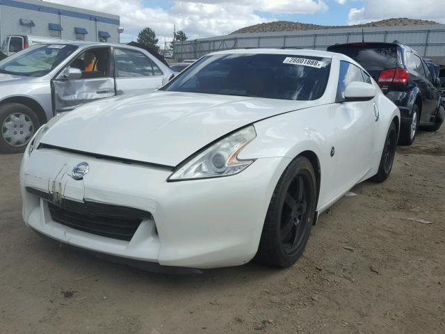 JN1AZ44E59M408817 - 2009 NISSAN 370Z WHITE photo 2