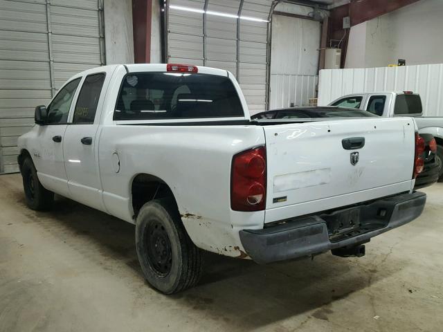 1D7HA18N28S511740 - 2008 DODGE RAM 1500 S WHITE photo 3