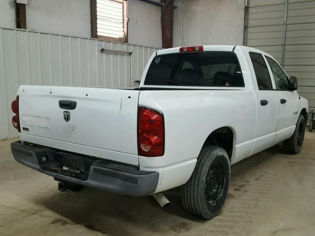 1D7HA18N28S511740 - 2008 DODGE RAM 1500 S WHITE photo 4