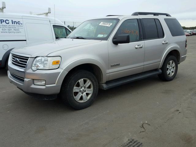 1FMEU73E78UB14748 - 2008 FORD EXPLORER X SILVER photo 2