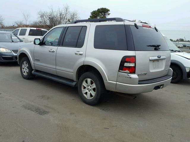 1FMEU73E78UB14748 - 2008 FORD EXPLORER X SILVER photo 3