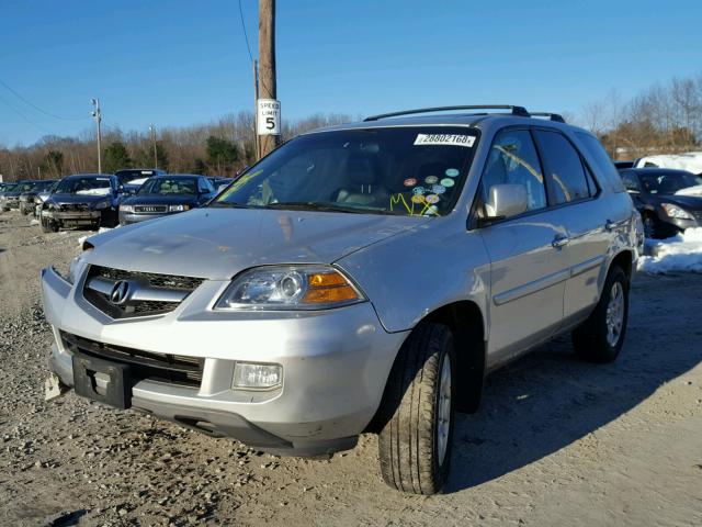 2HNYD18964H519887 - 2004 ACURA MDX TOURIN SILVER photo 2