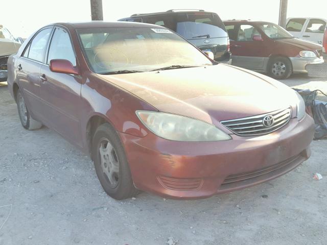 4T1BE32K65U388504 - 2005 TOYOTA CAMRY LE RED photo 1