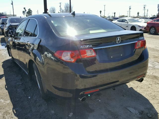 JH4CU2F66CC006749 - 2012 ACURA TSX TECH BLACK photo 3
