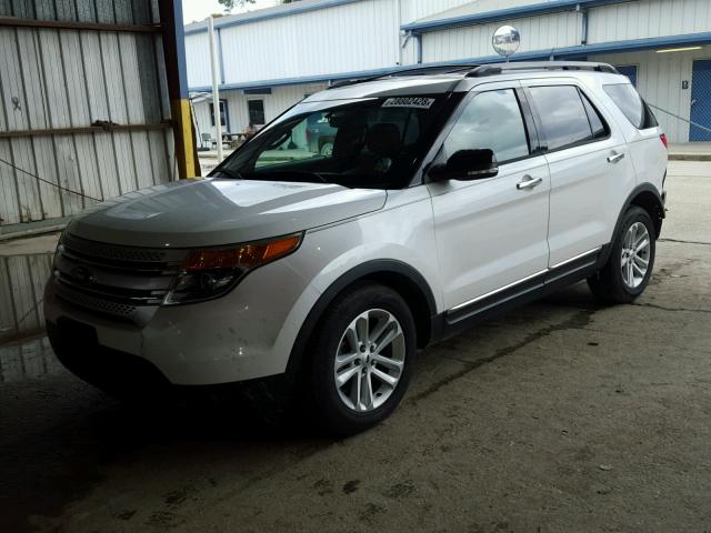 1FM5K7D87DGA01583 - 2013 FORD EXPLORER X WHITE photo 2