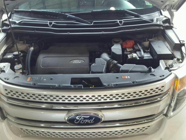 1FM5K7D87DGA01583 - 2013 FORD EXPLORER X WHITE photo 7