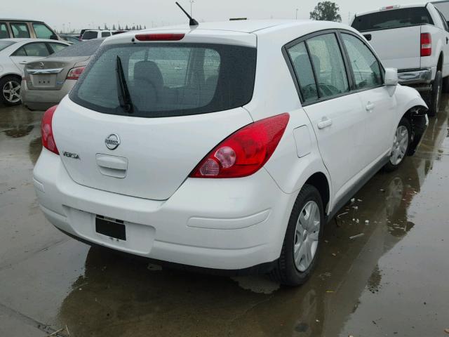 3N1BC1CP5BL514983 - 2011 NISSAN VERSA S WHITE photo 4