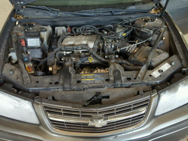 2G1WF52E059170072 - 2005 CHEVROLET IMPALA BLUE photo 7