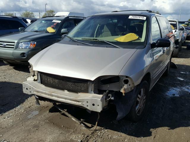 2FMZA52453BA73459 - 2003 FORD WINDSTAR S GOLD photo 2