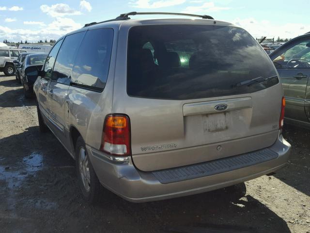 2FMZA52453BA73459 - 2003 FORD WINDSTAR S GOLD photo 3