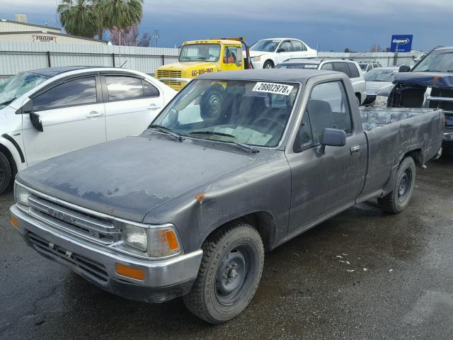 JT4VN82D7K5000380 - 1989 TOYOTA PICKUP 1/2 GRAY photo 2