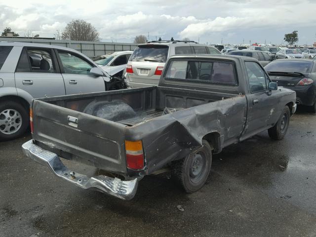 JT4VN82D7K5000380 - 1989 TOYOTA PICKUP 1/2 GRAY photo 4