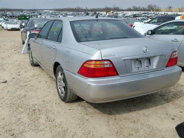 JH4KA96542C000984 - 2002 ACURA 3.5RL SILVER photo 3