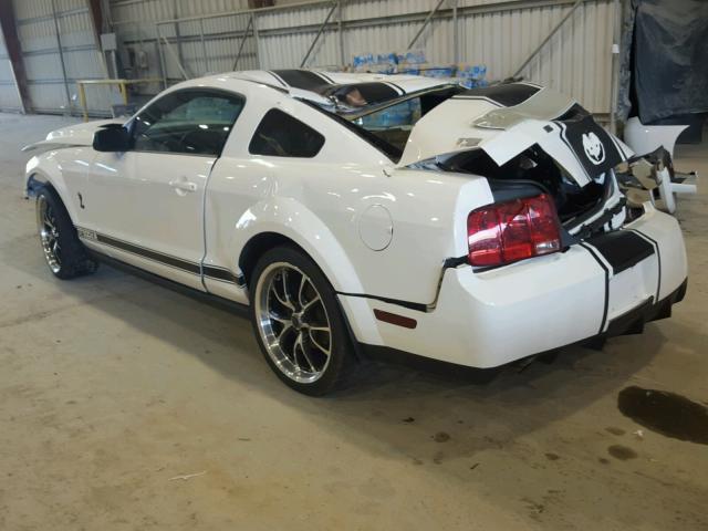 1ZVHT88S375359769 - 2007 FORD MUSTANG SH WHITE photo 3