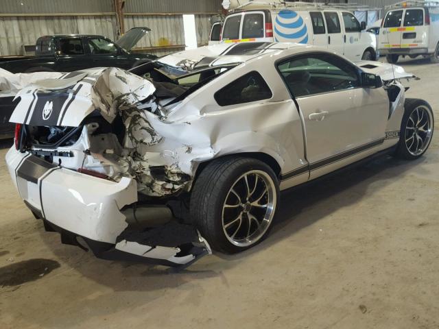 1ZVHT88S375359769 - 2007 FORD MUSTANG SH WHITE photo 4