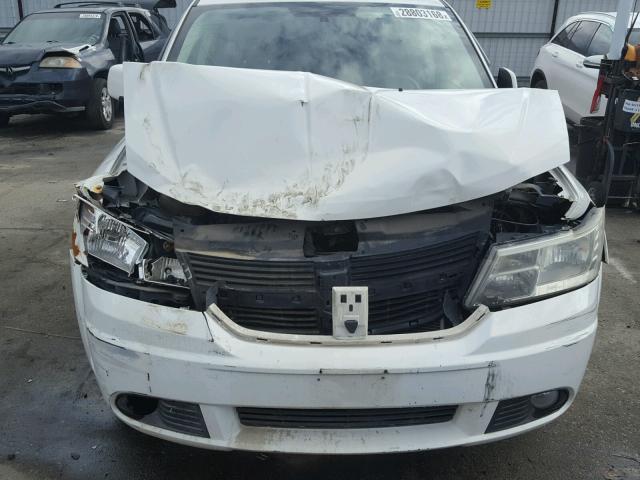 3D4PG5FV1AT150541 - 2010 DODGE JOURNEY SX WHITE photo 9