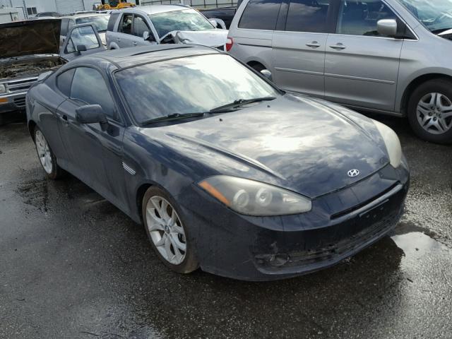 KMHHN66F38U278927 - 2008 HYUNDAI TIBURON GT BLACK photo 1