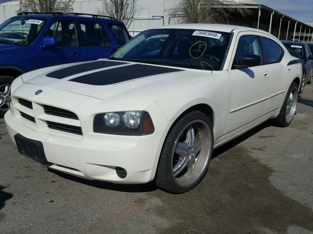 2B3KA43G28H244733 - 2008 DODGE CHARGER WHITE photo 2