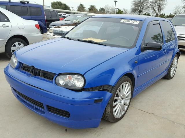 9BWKE61J734078587 - 2003 VOLKSWAGEN GTI 20TH A BLUE photo 2