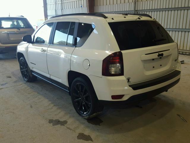 1C4NJCBA4ED886849 - 2014 JEEP COMPASS SP WHITE photo 3