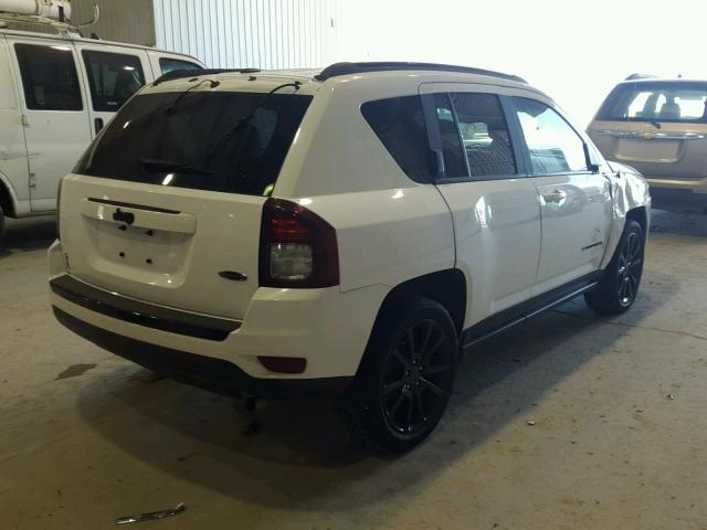 1C4NJCBA4ED886849 - 2014 JEEP COMPASS SP WHITE photo 4