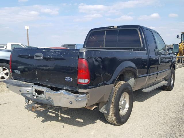 1FTNX21L22EA46182 - 2002 FORD F250 SUPER BLACK photo 4