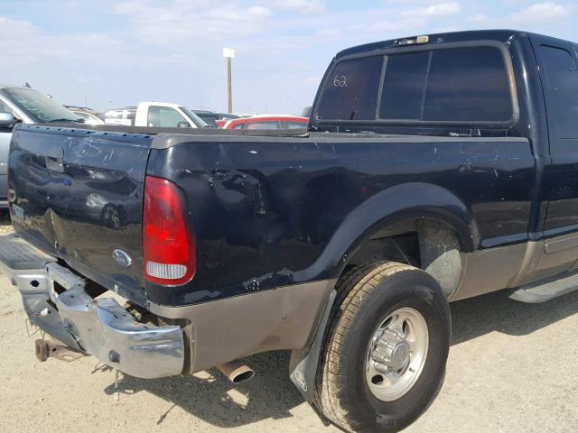 1FTNX21L22EA46182 - 2002 FORD F250 SUPER BLACK photo 9