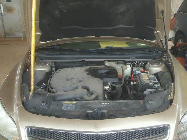 1G1ZH57B58F184776 - 2008 CHEVROLET MALIBU 1LT 金色 照片 7