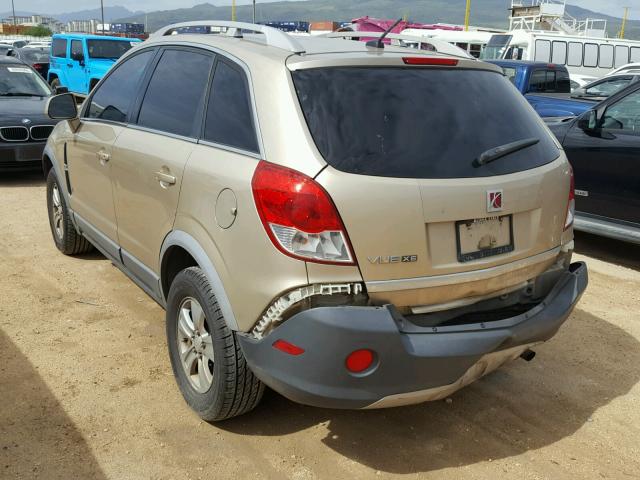 3GSCL33P28S514262 - 2008 SATURN VUE XE TAN photo 3