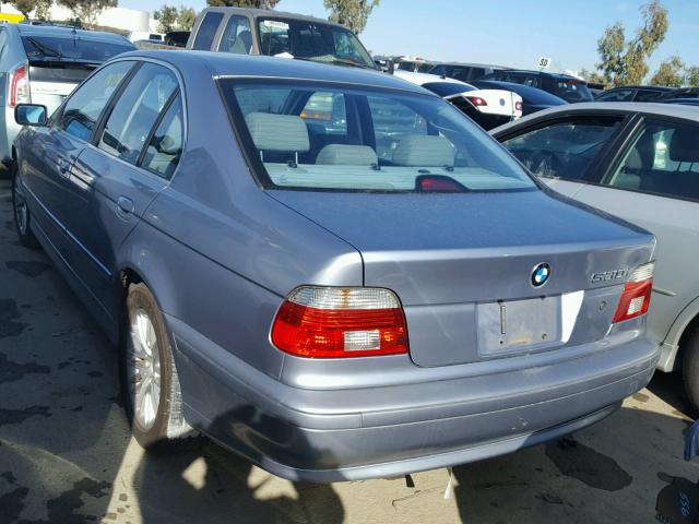 WBADT63413CK40586 - 2003 BMW 530 I AUTO SILVER photo 3