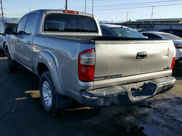 5TBET34175S485509 - 2005 TOYOTA TUNDRA DOU GRAY photo 3