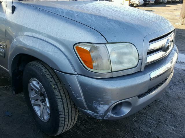 5TBET34175S485509 - 2005 TOYOTA TUNDRA DOU GRAY photo 9