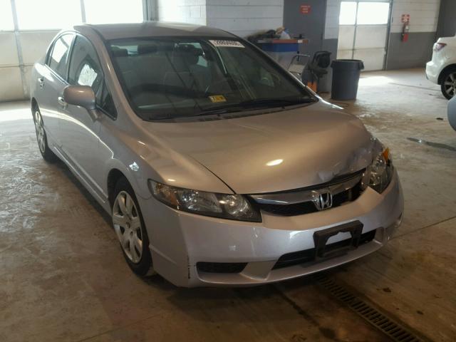 2HGFA16519H529791 - 2009 HONDA CIVIC LX SILVER photo 1