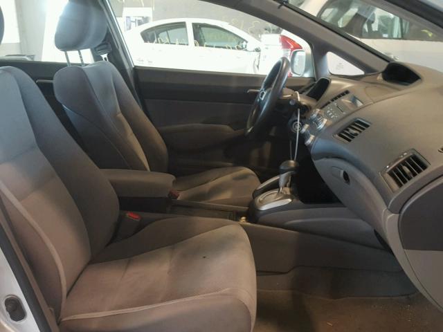 2HGFA16519H529791 - 2009 HONDA CIVIC LX SILVER photo 5