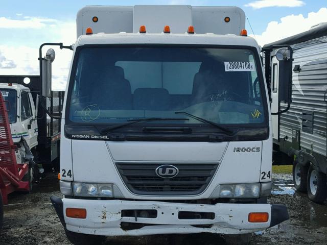 JNAMC50H86AF55119 - 2006 NISSAN DIESEL UD1800 CS WHITE photo 9