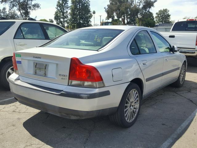 YV1RS58D332241995 - 2003 VOLVO S60 2.4T SILVER photo 4