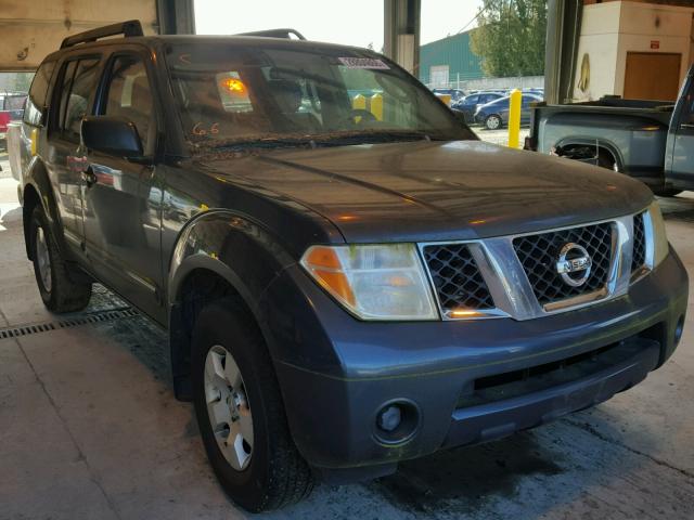 5N1AR18W65C774943 - 2005 NISSAN PATHFINDER BLUE photo 1