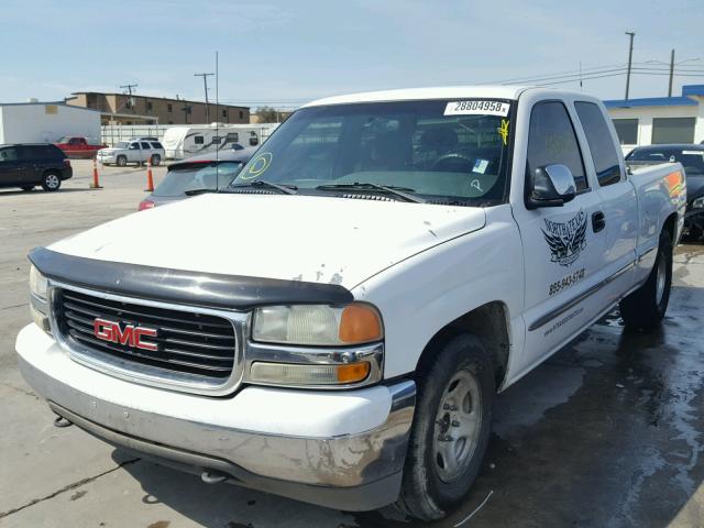 2GTEC19V321230236 - 2002 GMC NEW SIERRA WHITE photo 2