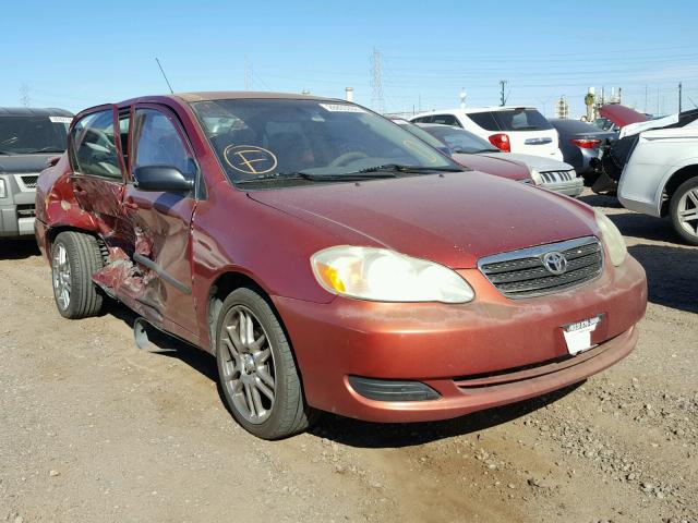 1NXBR32E35Z514817 - 2005 TOYOTA COROLLA CE RED photo 1