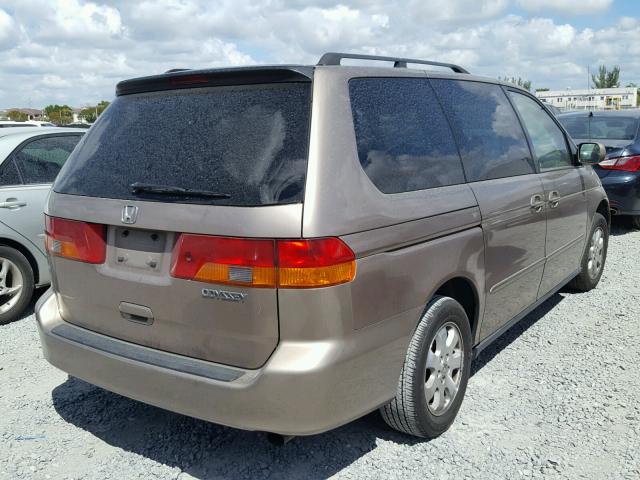 5FNRL18073B140982 - 2003 HONDA ODYSSEY EX TAN photo 4