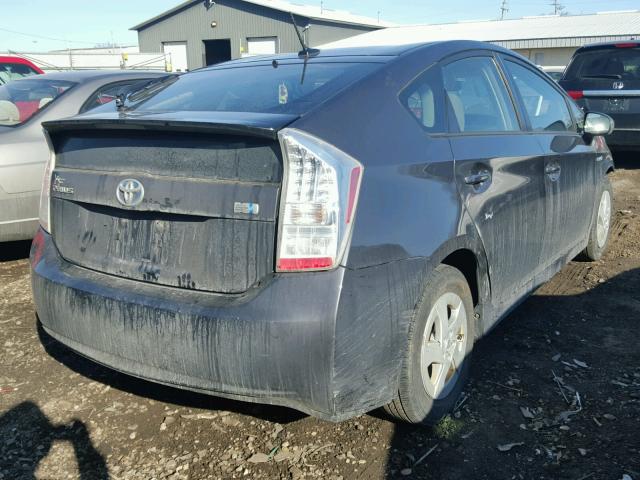 JTDKN3DU9A1295586 - 2010 TOYOTA PRIUS GRAY photo 4