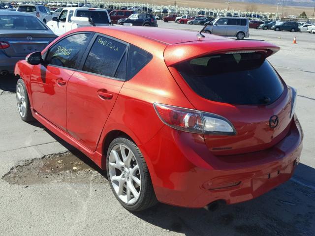 JM1BL1K36B1468664 - 2011 MAZDA SPEED 3 RED photo 3