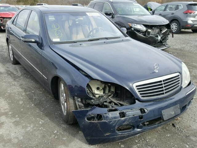 WDBNG75J92A309781 - 2002 MERCEDES-BENZ S 500 BLUE photo 1