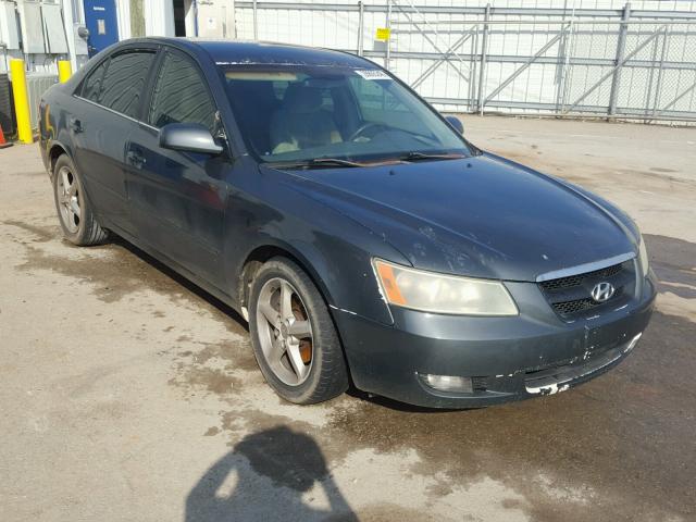 5NPEU46F27H185338 - 2007 HYUNDAI SONATA SE GRAY photo 1