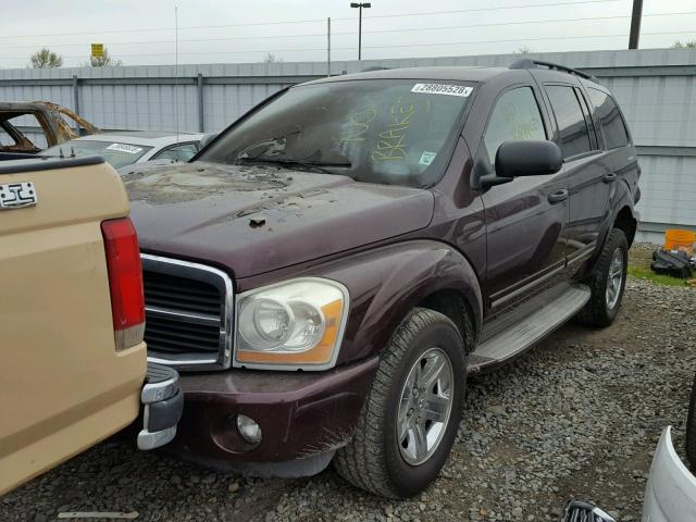 1D4HB58D25F539194 - 2005 DODGE DURANGO LI BURGUNDY photo 1