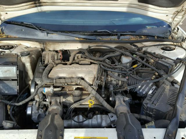 2G1WF52E549392301 - 2004 CHEVROLET IMPALA WHITE photo 7