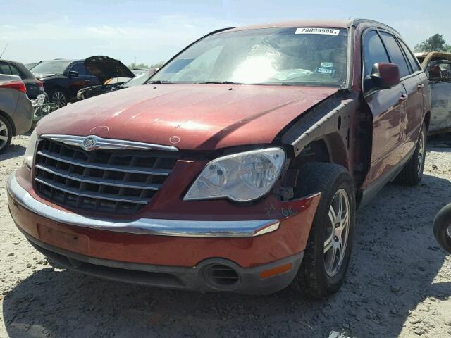 2A8GM68X37R254110 - 2007 CHRYSLER PACIFICA T RED photo 2